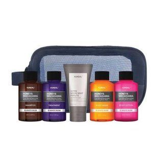 Набір дорожній для тіла та волосся №1 Kundal Travel Set White Musk (Body & Hair) 746656 фото