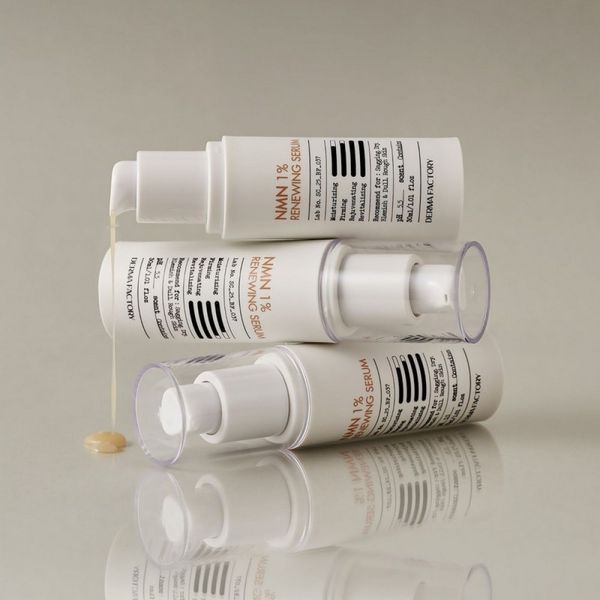Оновлююча, антиоксидантна сироватка з NMN 1% DERMA FACTORY NMN 1% Renewing Serum - 30 мл 0000120 фото