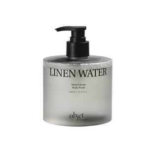 Гель для душy Objet by Kundal Moist Gleam Body Wash Linen Water 450ml 778408 фото