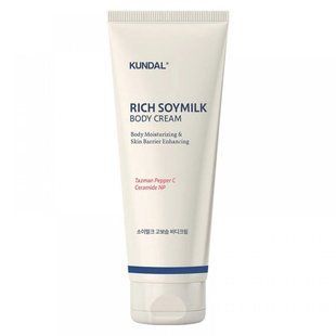 Крем для тіла зволожуючий "Ніжна Ваніль" Kundal Rich Soymilk Body Cream 200ml 770907 фото