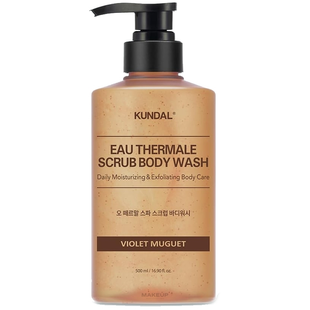 Гель-скраб для душу Kundal Eau Thermal Scrub Body Wash Violet Muguet 500ml 428655 фото
