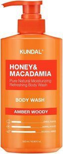 Лосьйон для тіла Kundal Honey & Macadamia Pure Body Lotion Amber Woody 500ml 468776 фото