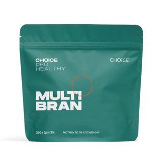 Клітковина - Пребіотик - Джерело вітамінів, мінералів Multi Bran PRO HEALTHY CHOICE (300 г) 000079 фото