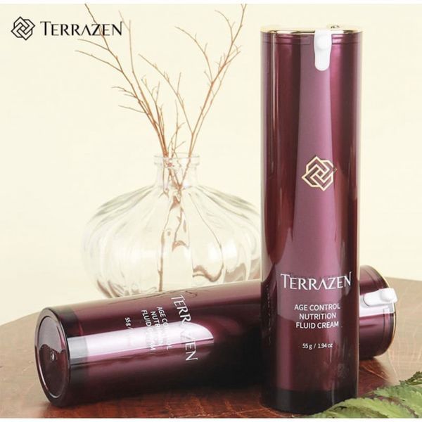Омолоджувальний крем-флюїд з природним комплексом проти зморшок Terrazen Age Control Nutrition Fluid Cream, 55 ml 0000299 фото