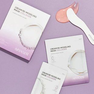 Альгінатна маска з колагеном для пружності шкіри Arocell Cream Remodeling Mask Collagen 000000480 фото