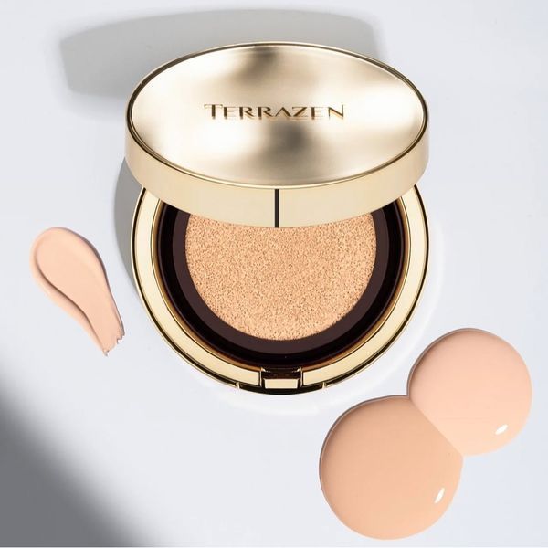 Тональний кушон з запасним блоком TERRAZEN PERFECT FINISH CUSHION SPF50 PA++++ NO.23, 2 * 15 г 0000305 фото